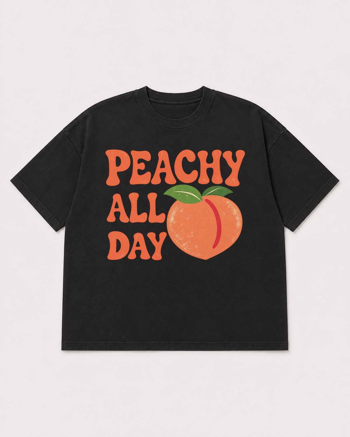 Mockup Boxy Heavyweight Tee Black product