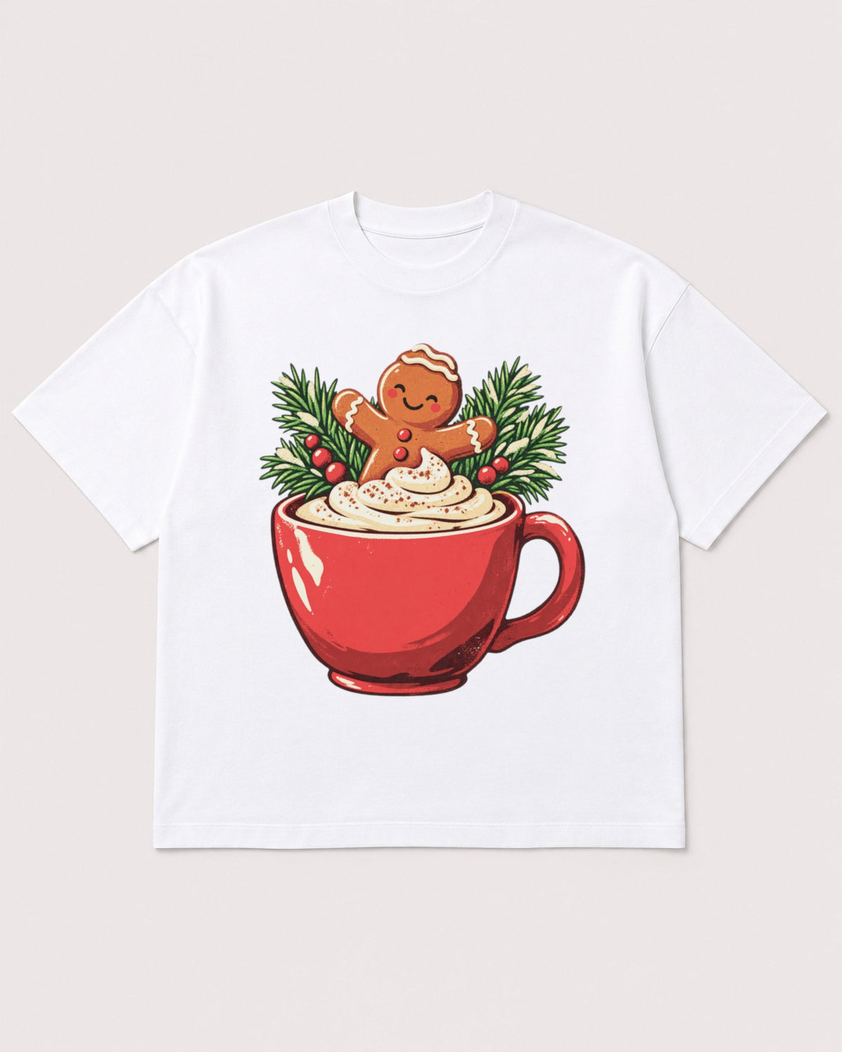 Mockup Boxy Heavyweight Tee White product