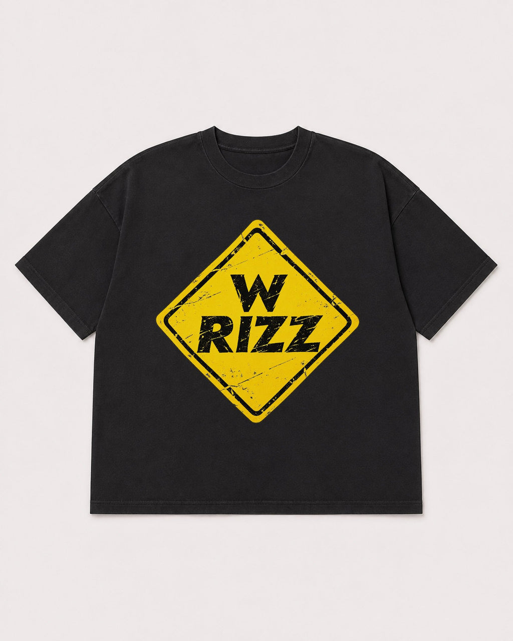 Mockup Boxy Heavyweight Tee Black product