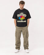 Mockup Boxy Heavyweight Tee Black male full-body 08