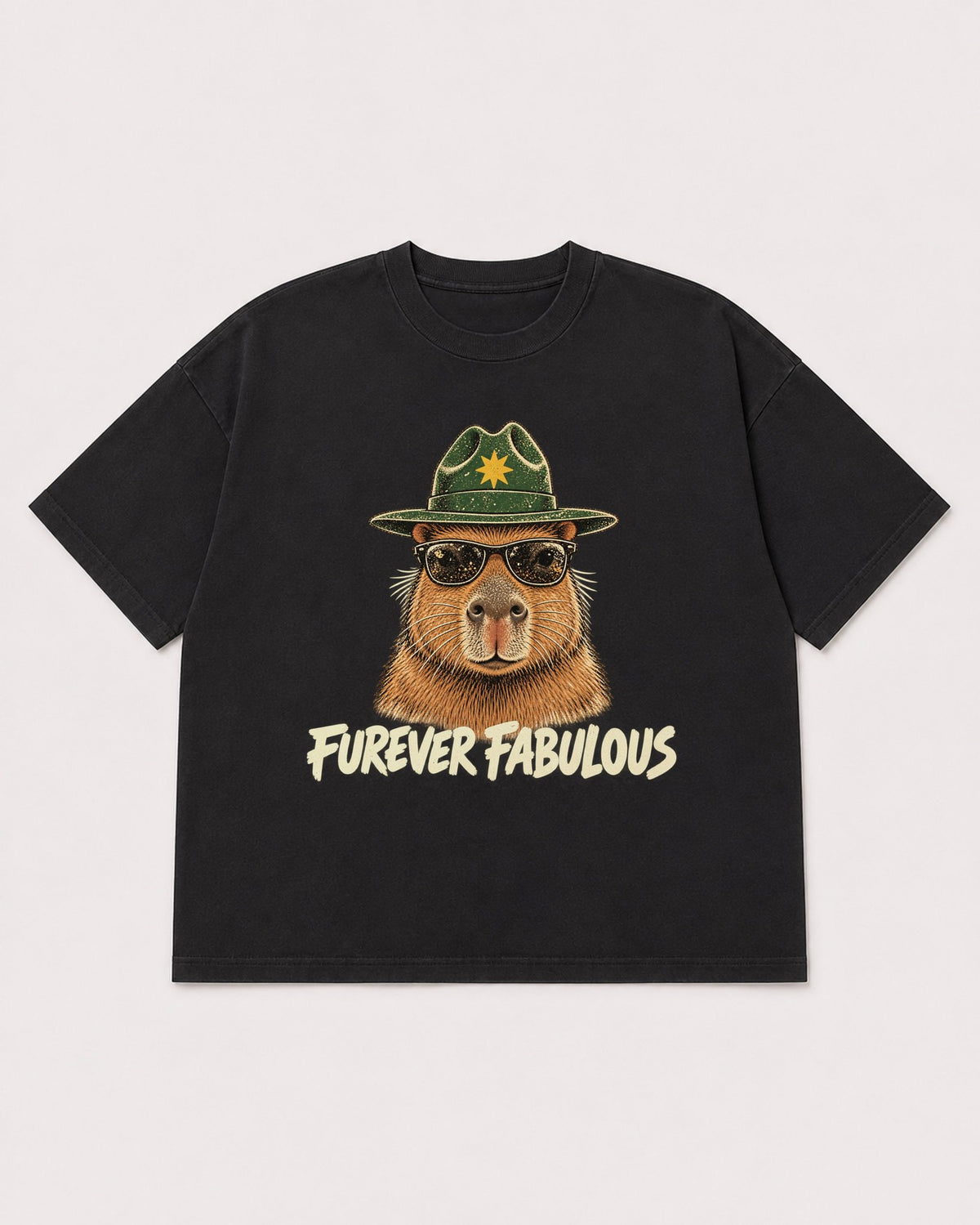 Mockup Boxy Heavyweight Tee Black product