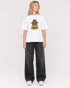 Mockup Boxy Heavyweight Tee White female full-body 08