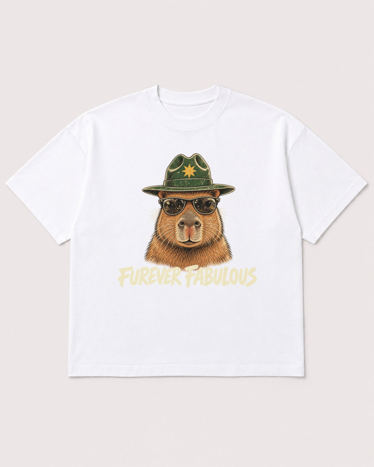 Mockup Boxy Heavyweight Tee White product