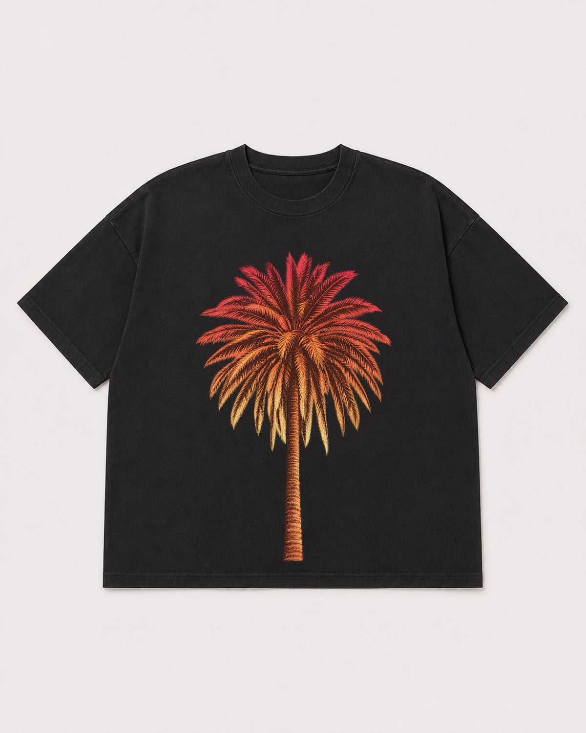 Mockup Boxy Heavyweight Tee Black product