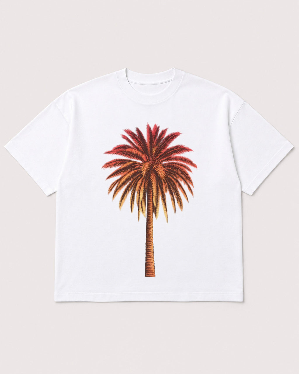 Mockup Boxy Heavyweight Tee White product