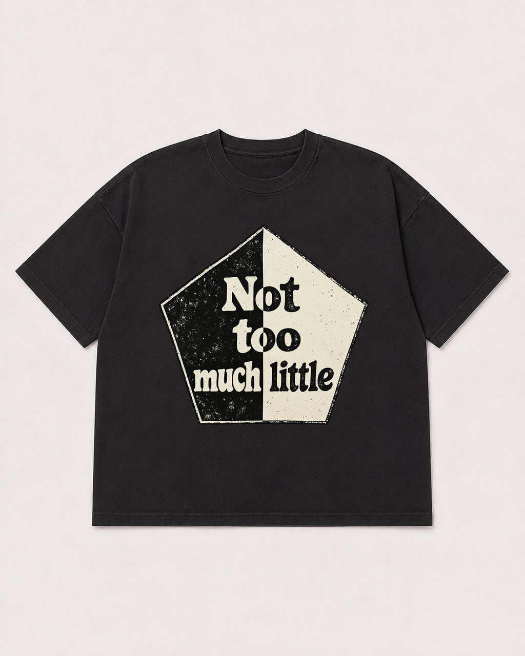 Mockup Boxy Heavyweight Tee Black product