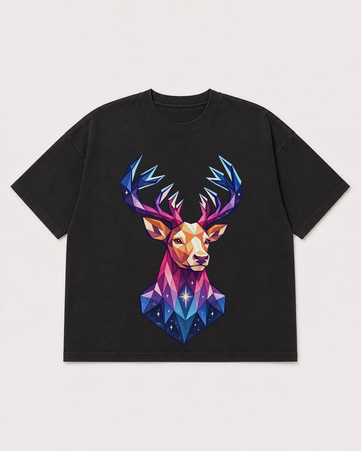 Mockup Boxy Heavyweight Tee Black product