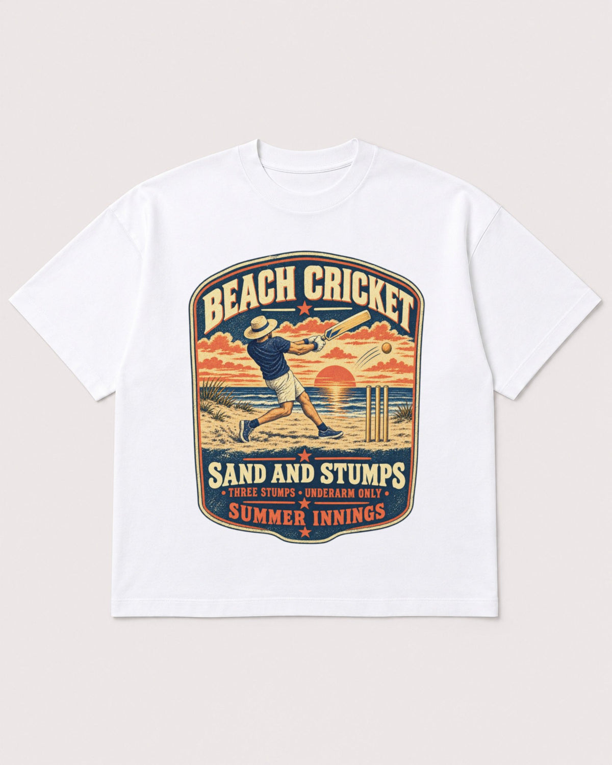 Mockup Boxy Heavyweight Tee White product