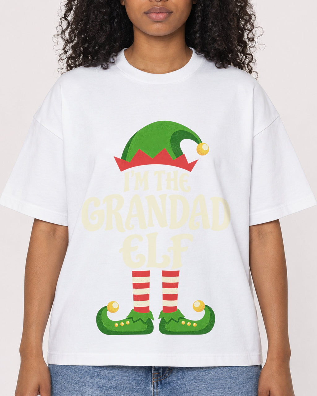 Mockup Boxy Heavyweight Tee White female close-up 05