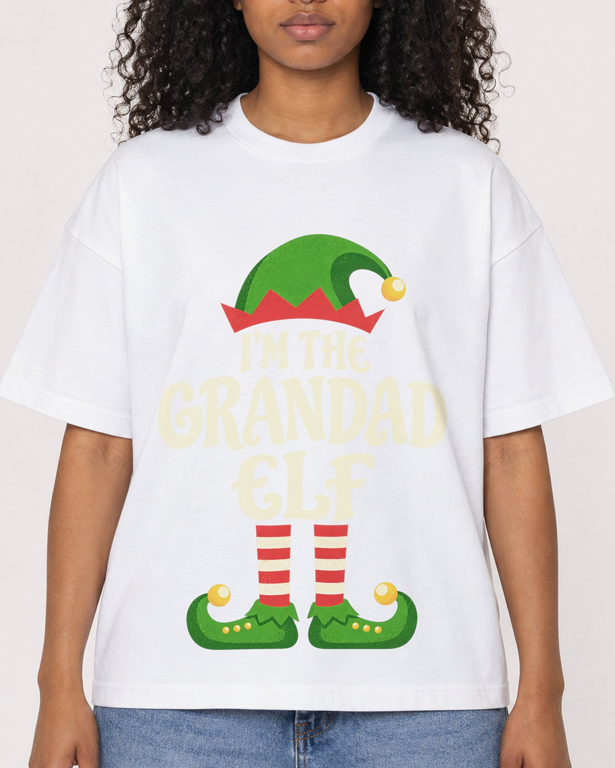 Mockup Boxy Heavyweight Tee White female close-up 05