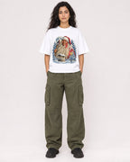 Mockup Boxy Heavyweight Tee White female full-body 07