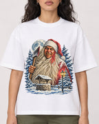 Mockup Boxy Heavyweight Tee White female close-up 07