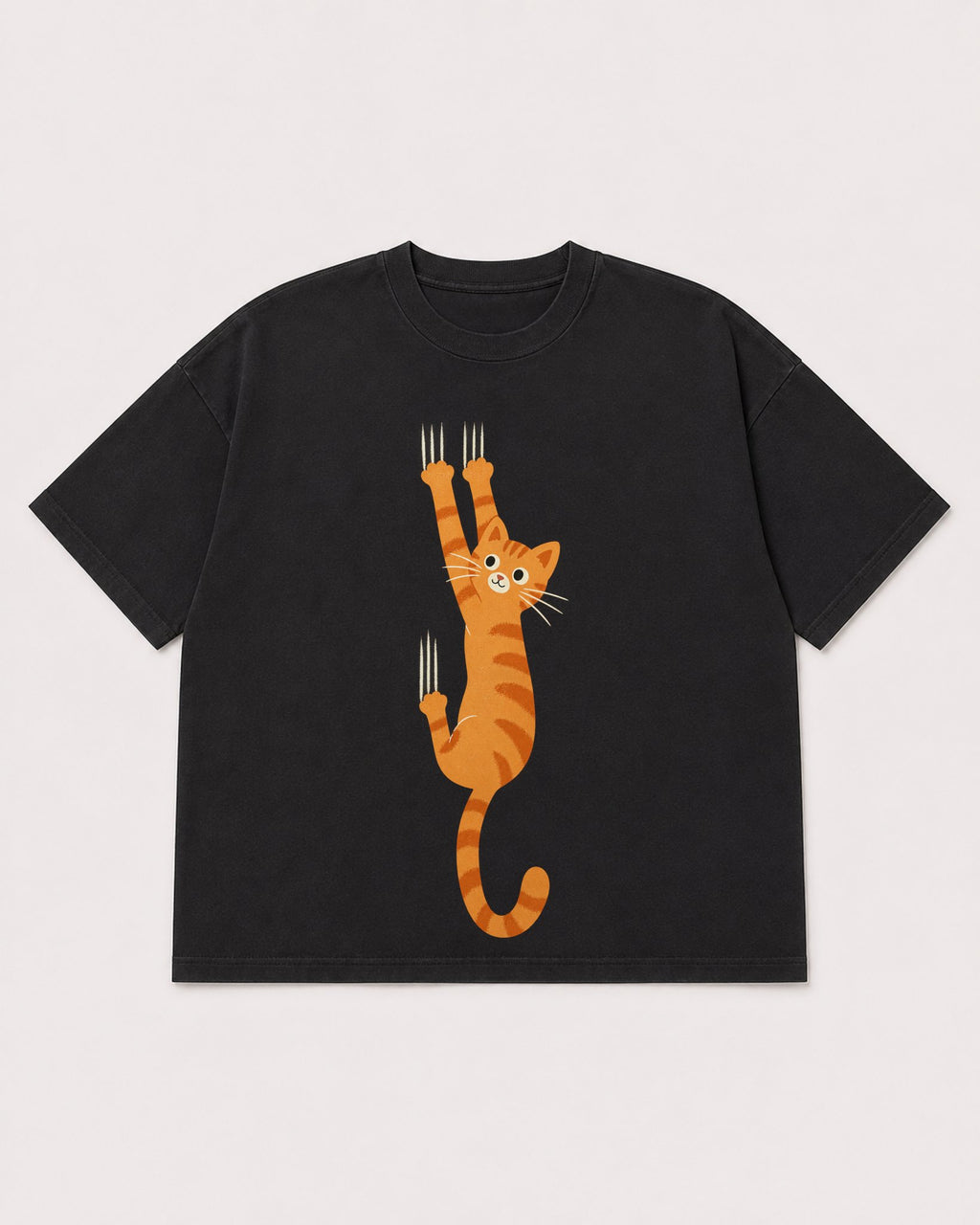 Mockup Boxy Heavyweight Tee Black product