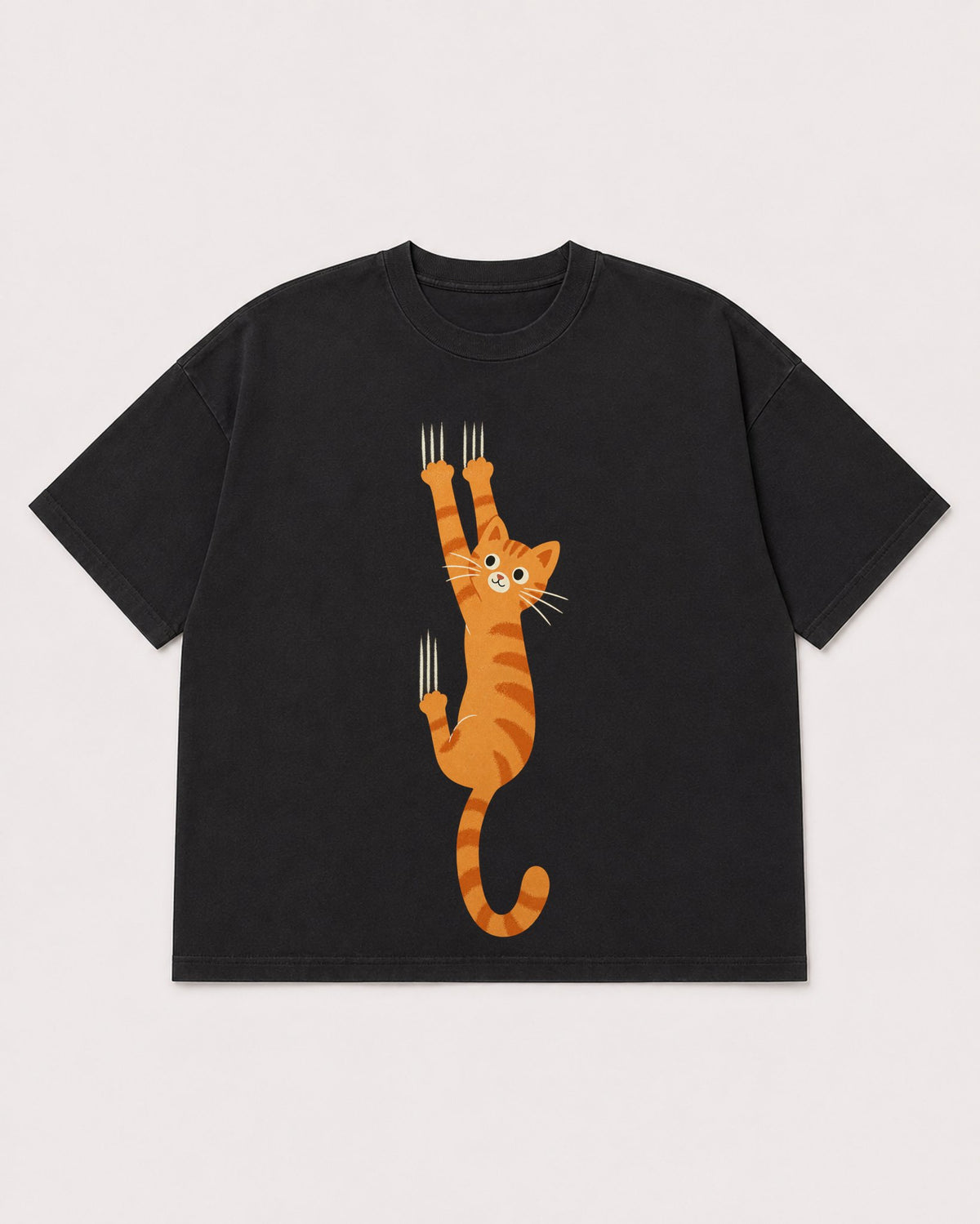 Mockup Boxy Heavyweight Tee Black product