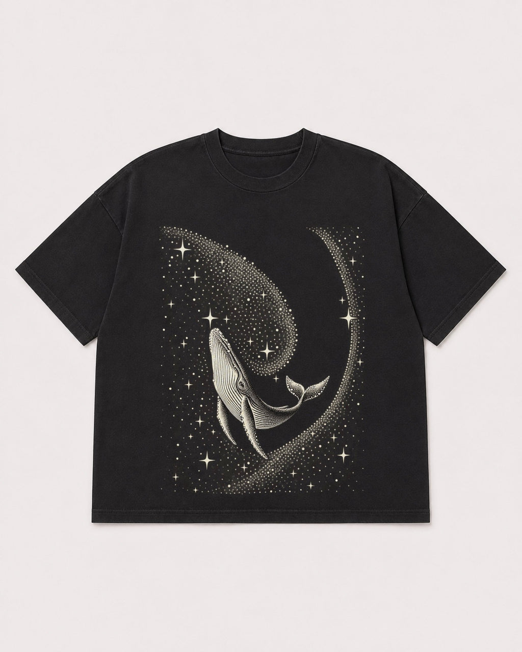 Mockup Boxy Heavyweight Tee Black product