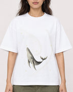 Mockup Boxy Heavyweight Tee White female close-up 02
