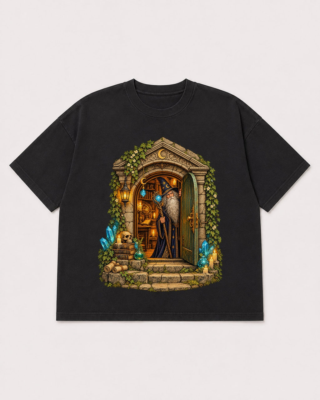 Mockup Boxy Heavyweight Tee Black product