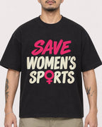 Mockup Boxy Heavyweight Tee Black male close-up 12