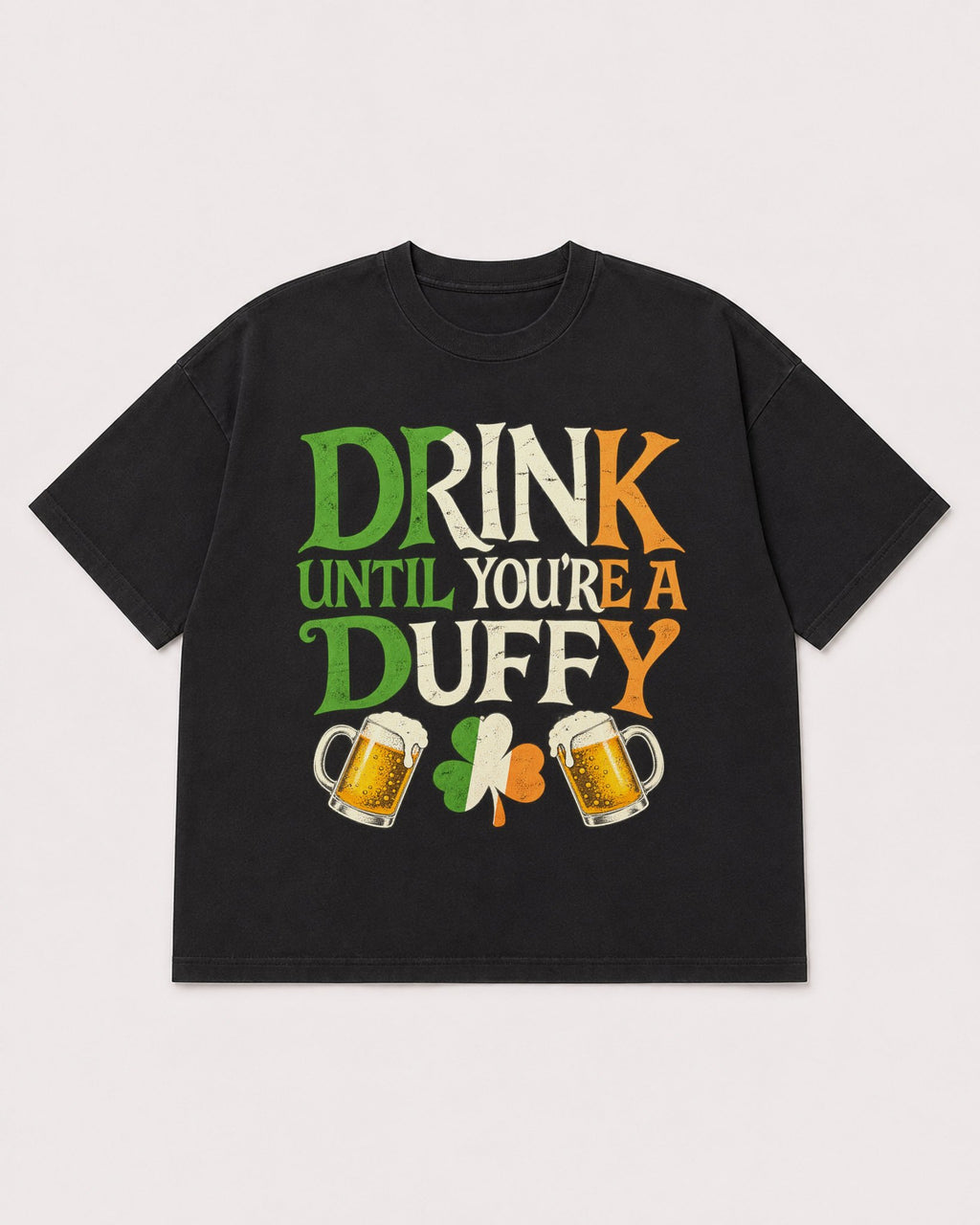 Mockup Boxy Heavyweight Tee Black product