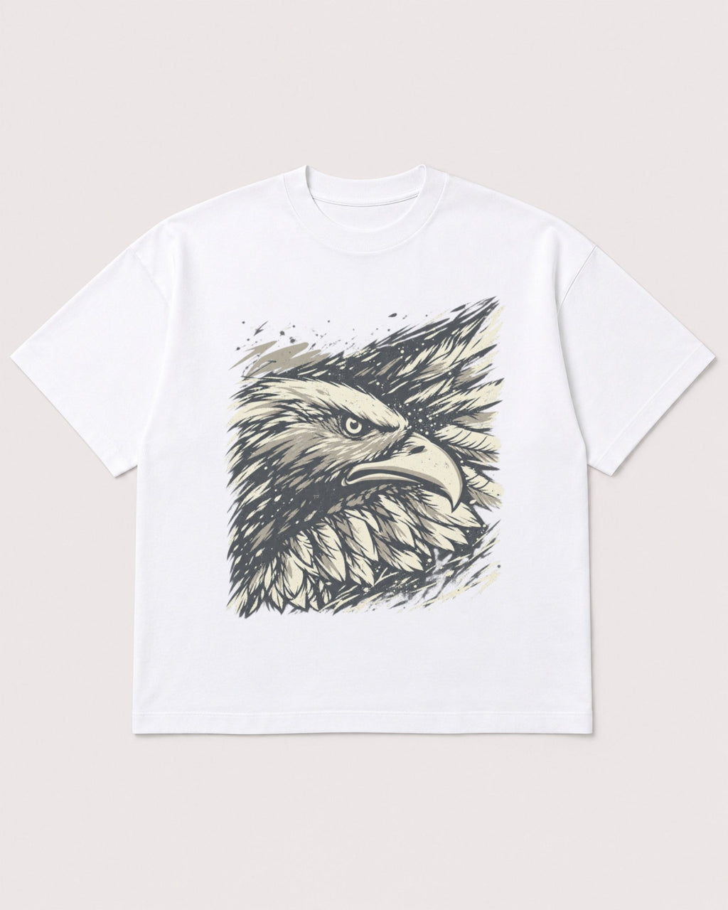 Mockup Boxy Heavyweight Tee White product