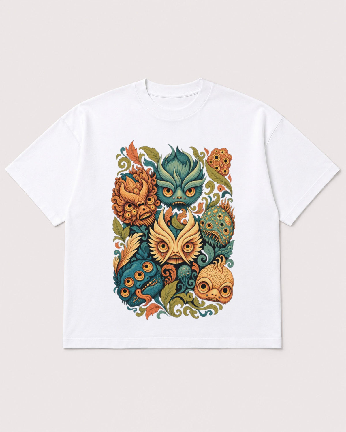 Mockup Boxy Heavyweight Tee White product