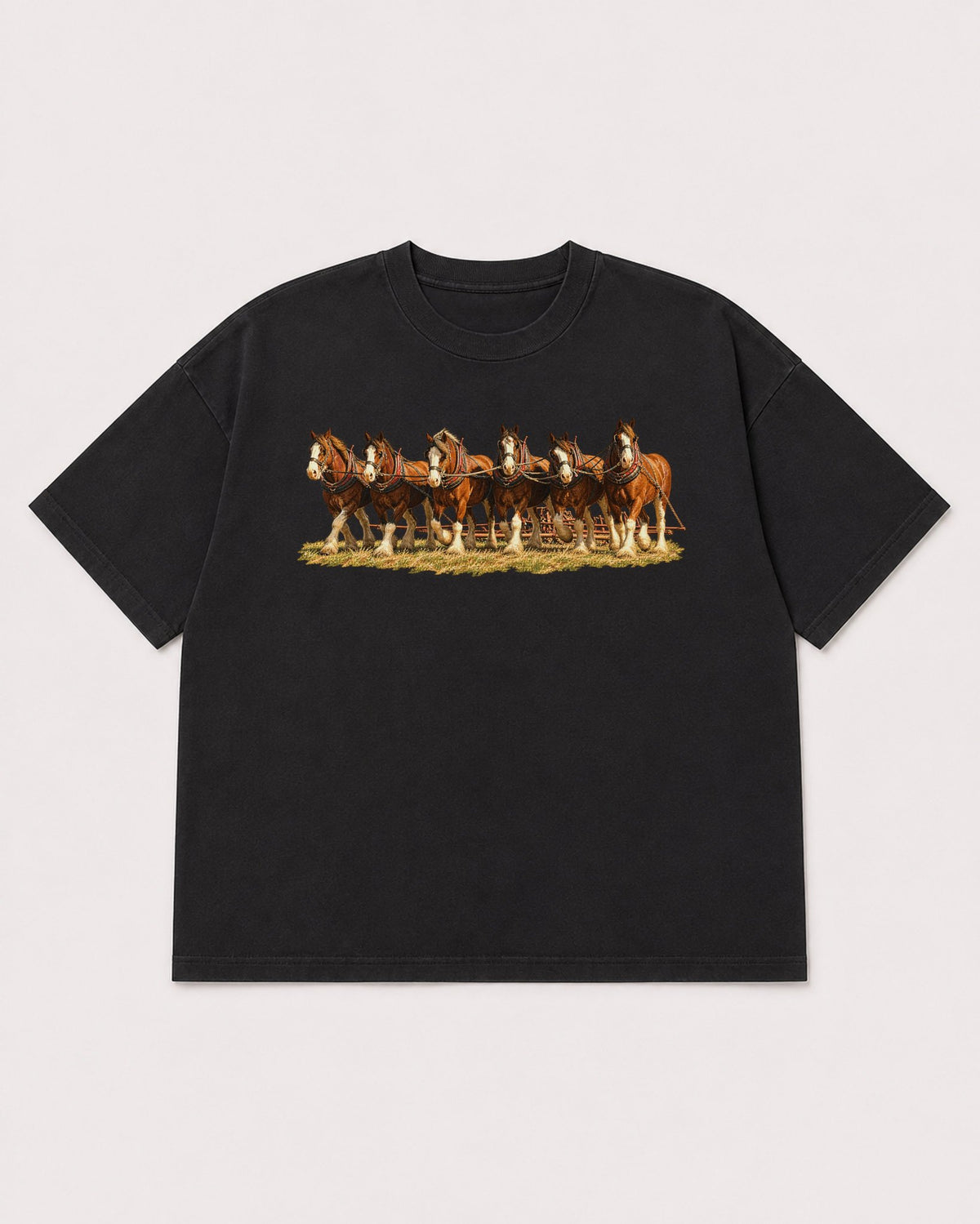 Mockup Boxy Heavyweight Tee Black product