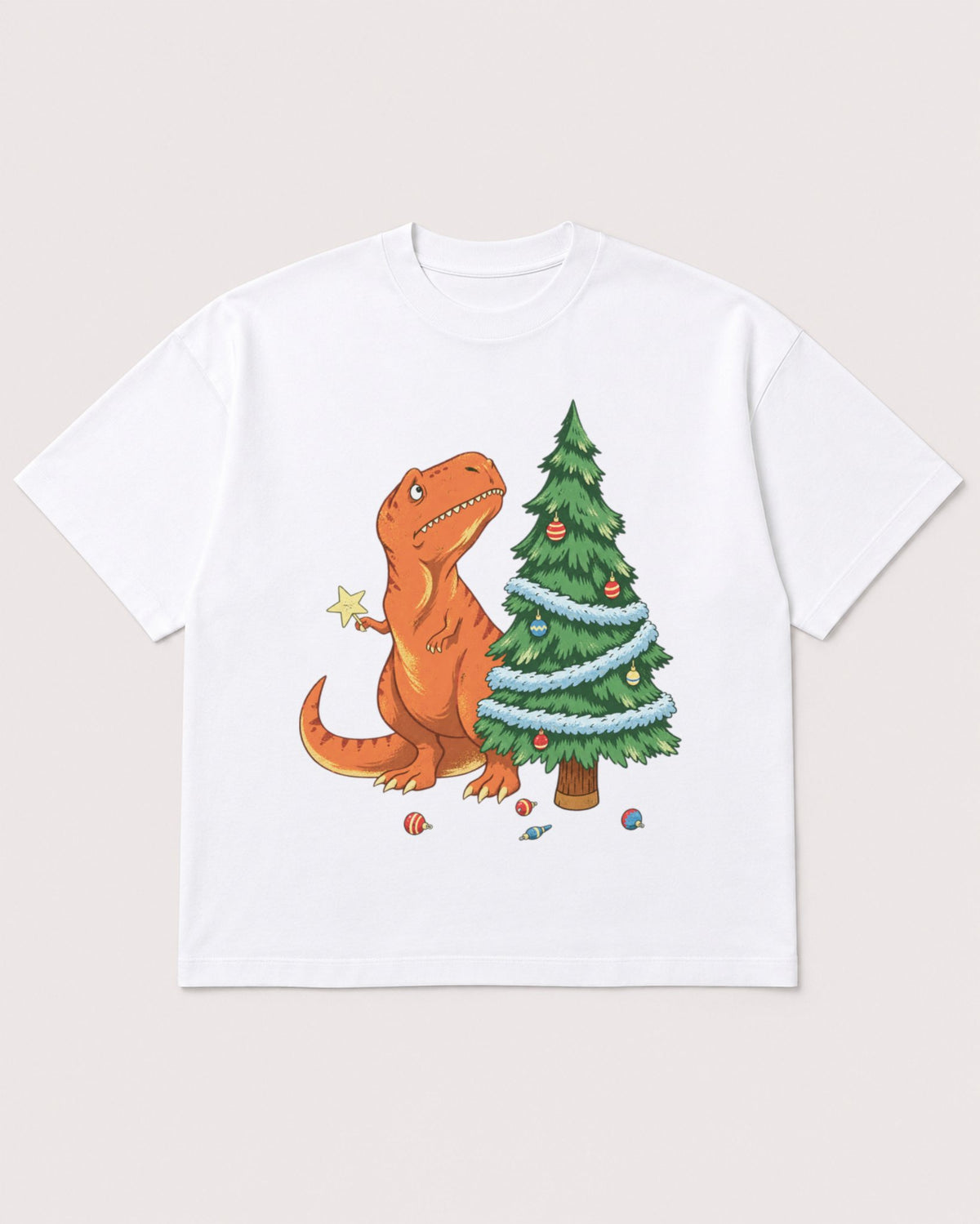 Mockup Boxy Heavyweight Tee White product