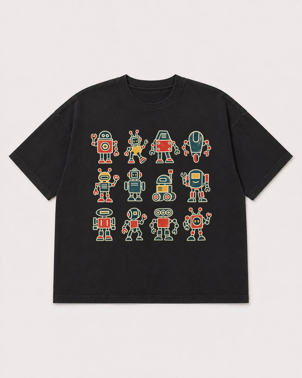 Mockup Boxy Heavyweight Tee Black product