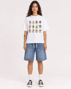 Mockup Boxy Heavyweight Tee White female full-body 06
