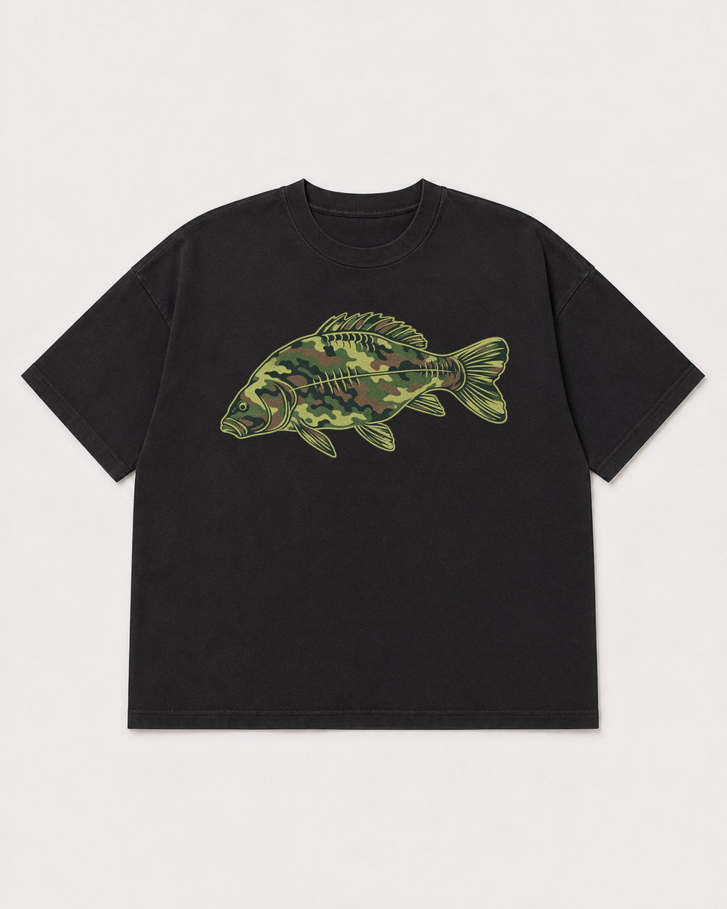 Mockup Boxy Heavyweight Tee Black product