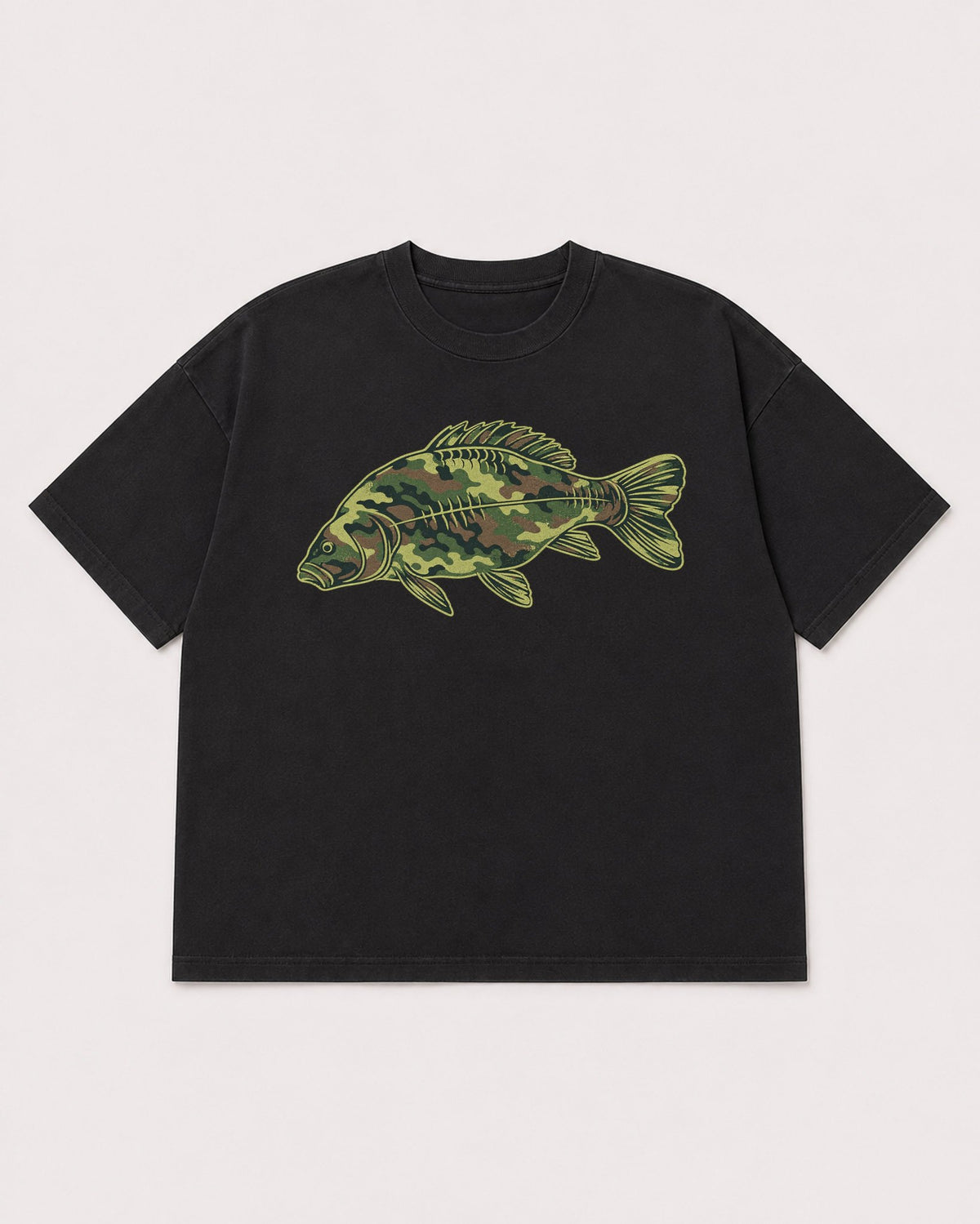 Mockup Boxy Heavyweight Tee Black product