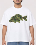 Mockup Boxy Heavyweight Tee White male close-up 02