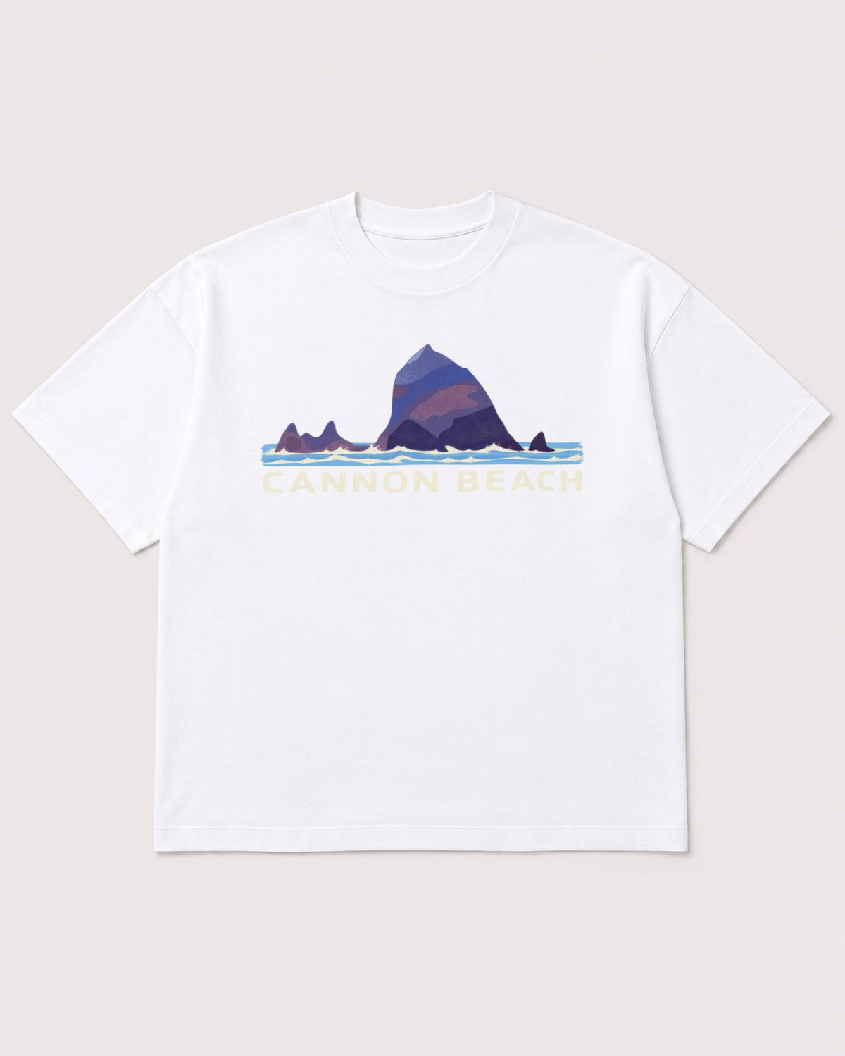 Mockup Boxy Heavyweight Tee White product