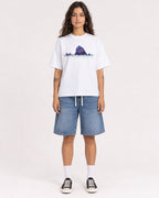 Mockup Boxy Heavyweight Tee White female full-body 06