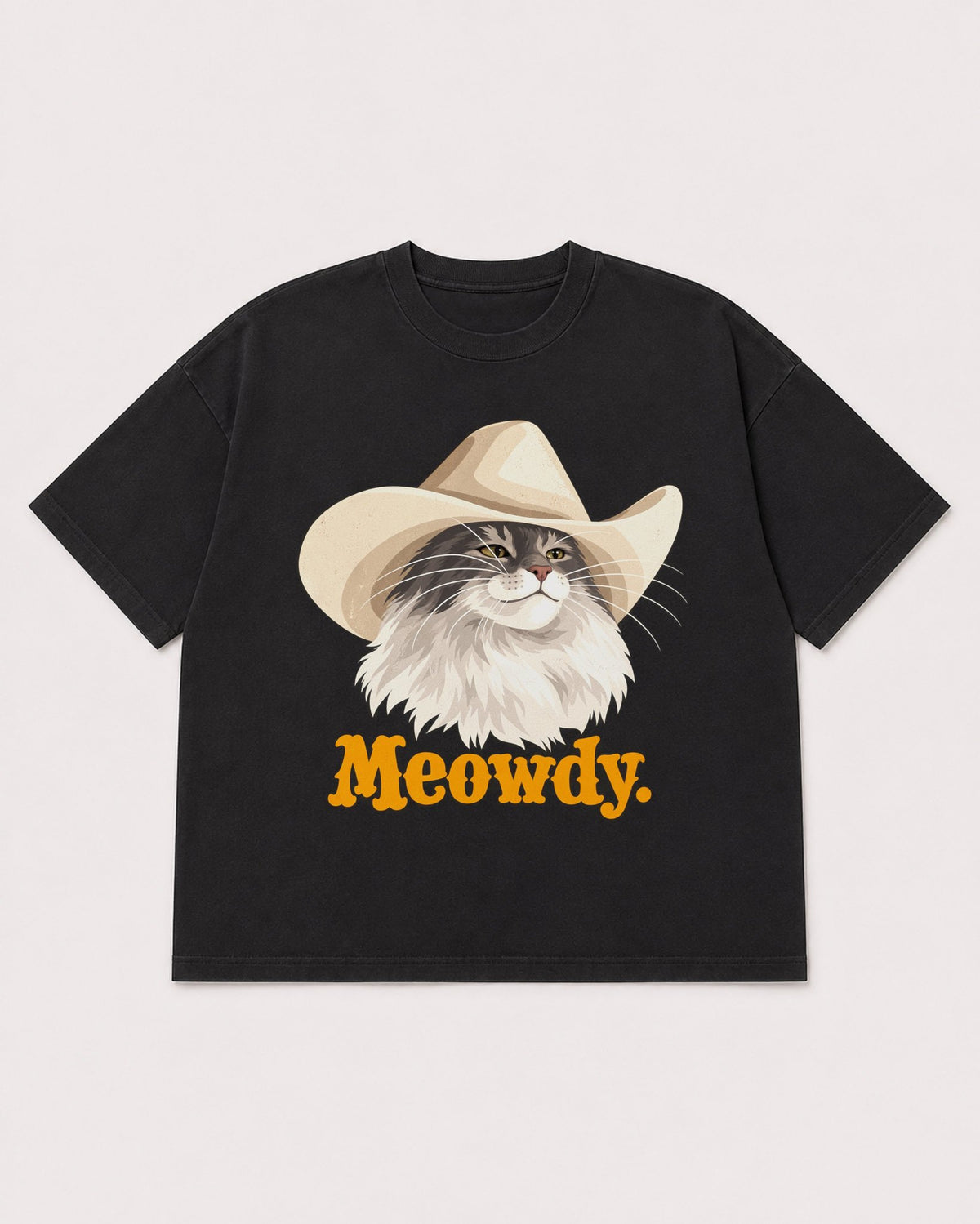 Mockup Boxy Heavyweight Tee Black product