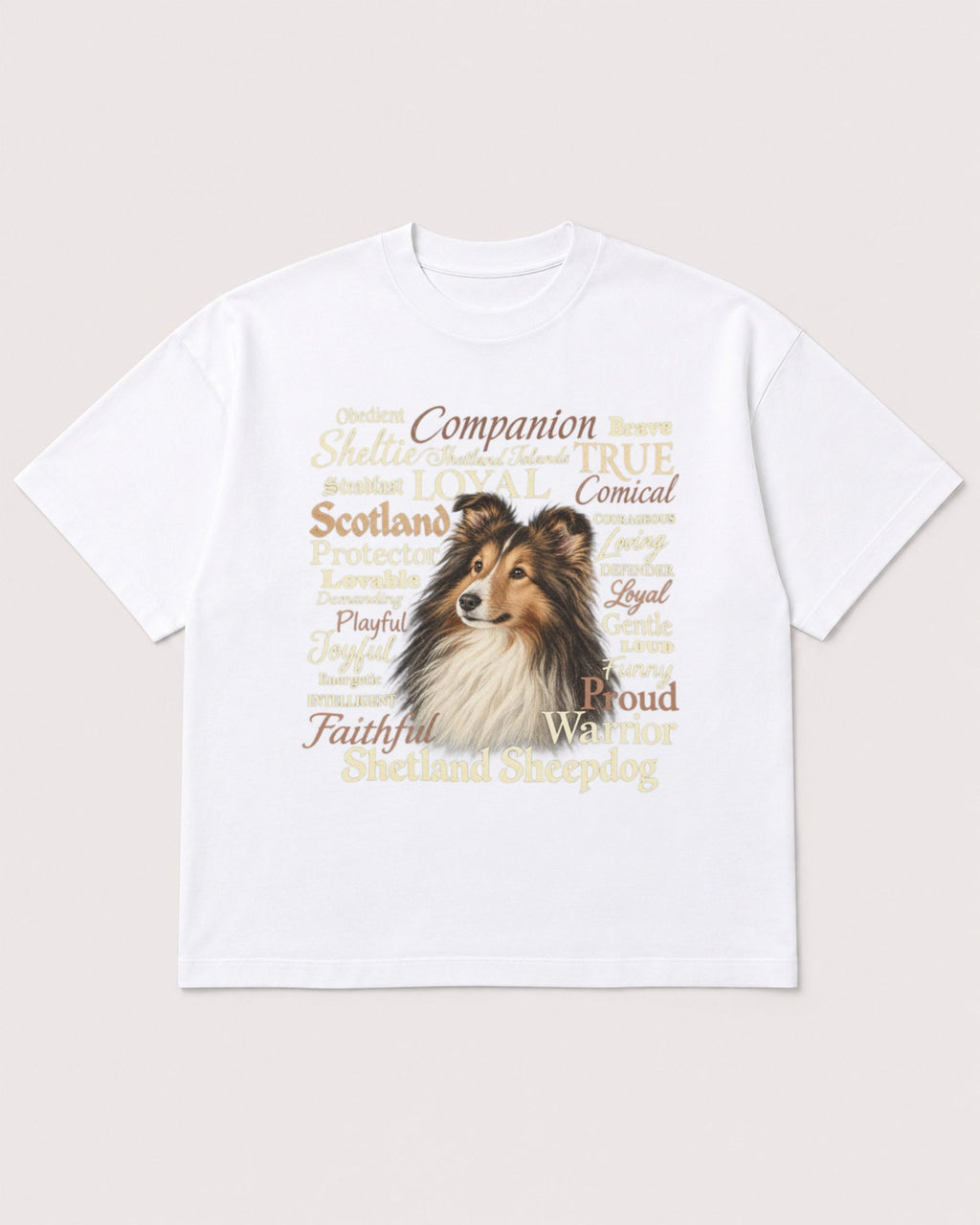 Mockup Boxy Heavyweight Tee White product