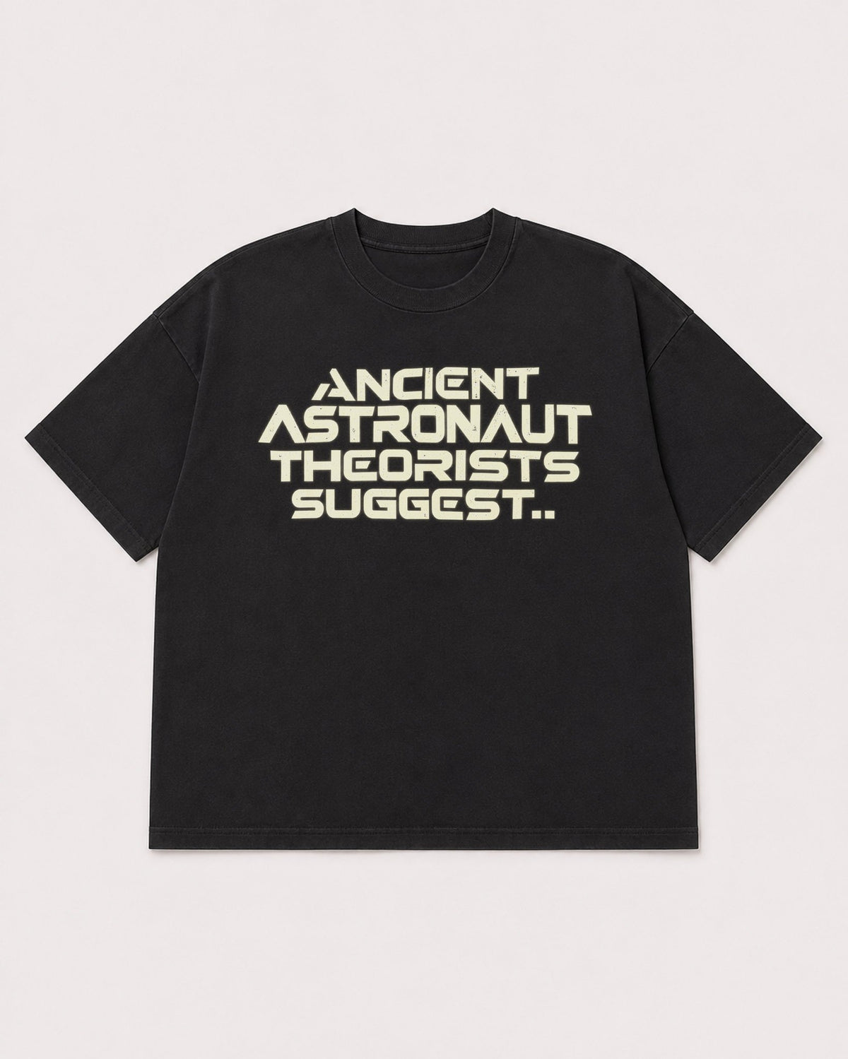Mockup Boxy Heavyweight Tee Black product