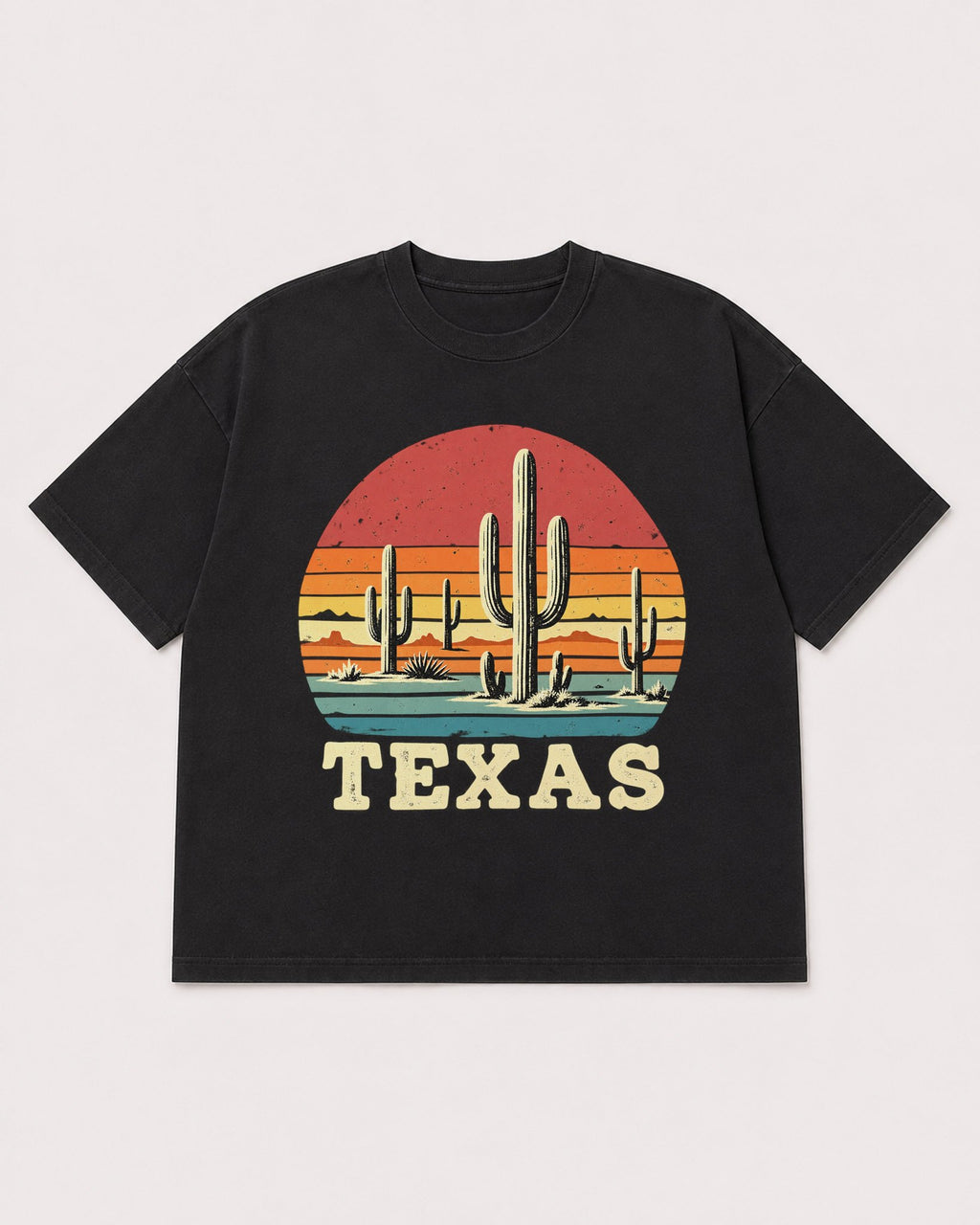 Mockup Boxy Heavyweight Tee Black product