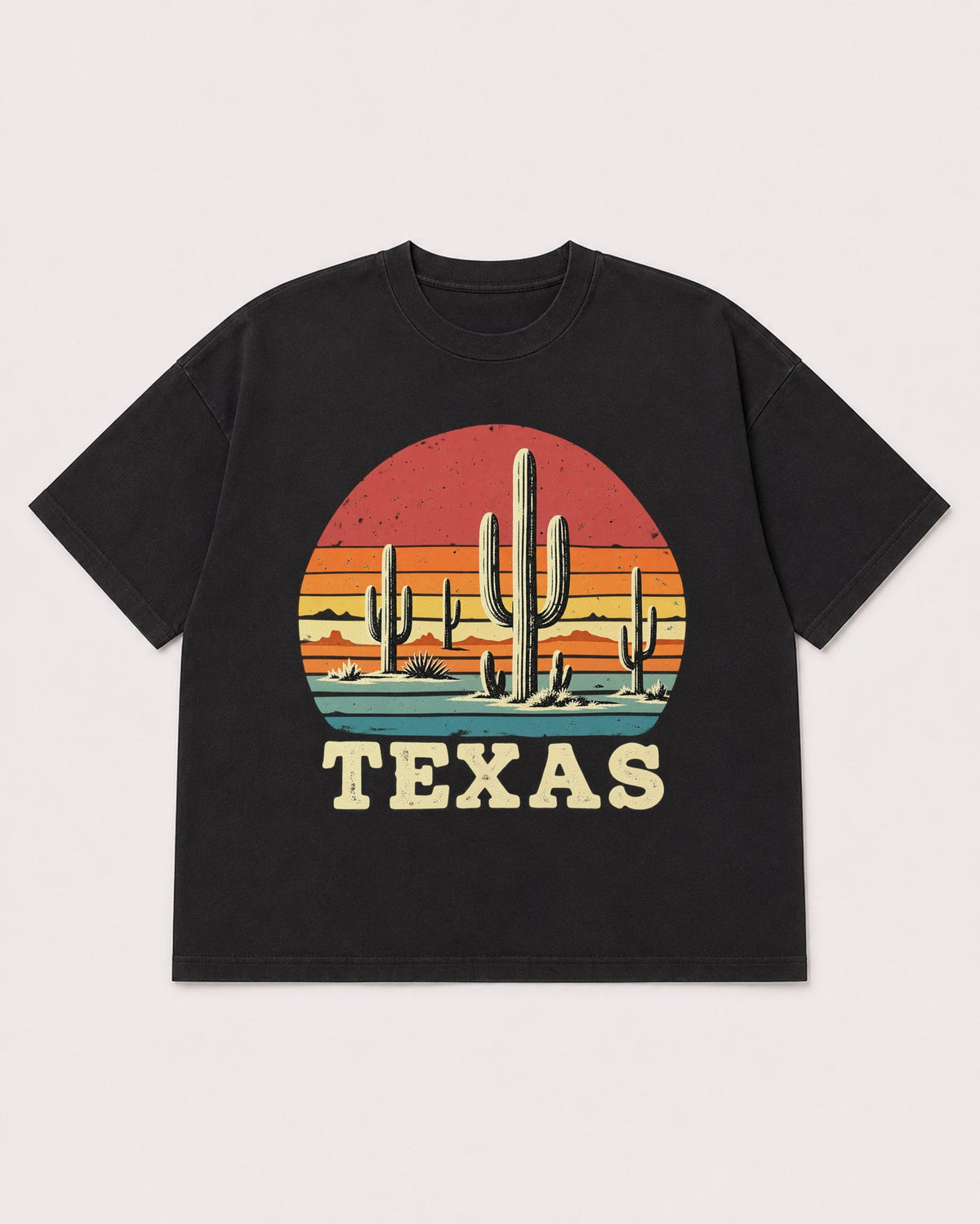 Mockup Boxy Heavyweight Tee Black product