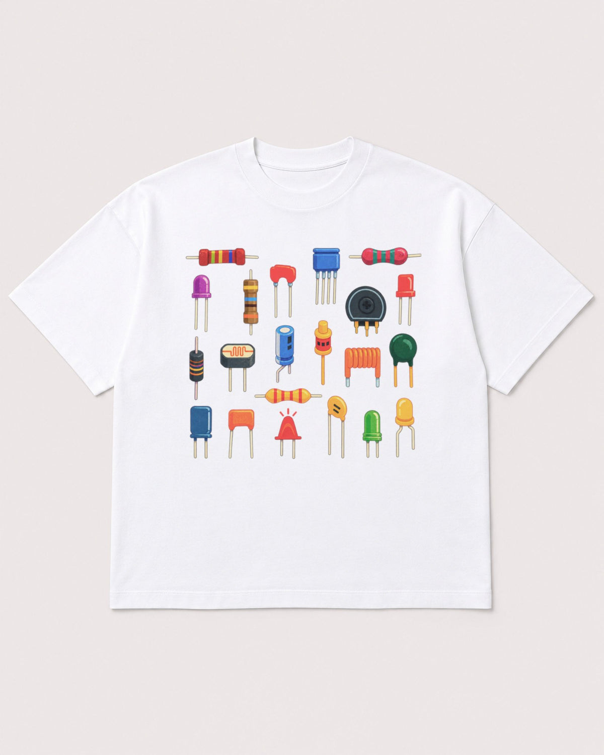 Mockup Boxy Heavyweight Tee White product