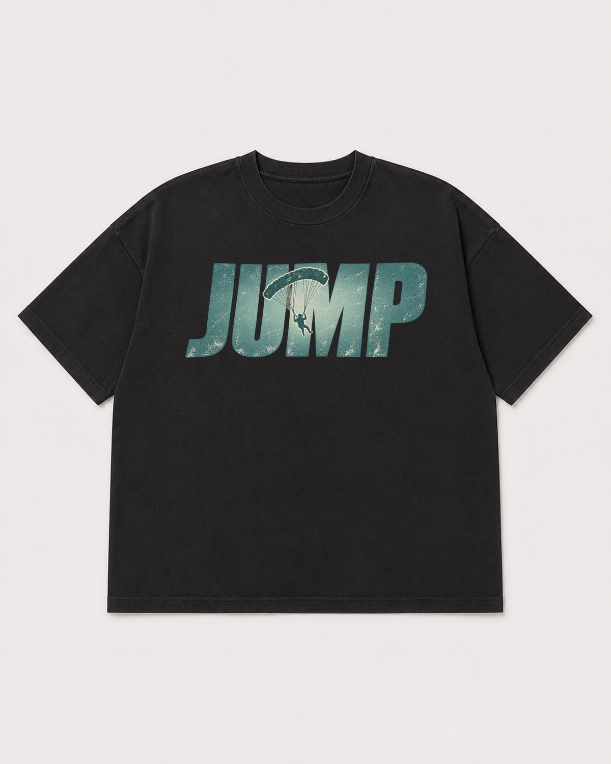 Mockup Boxy Heavyweight Tee Black product