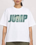 Mockup Boxy Heavyweight Tee White female close-up 42