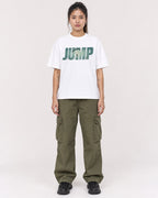 Mockup Boxy Heavyweight Tee White female full-body 42