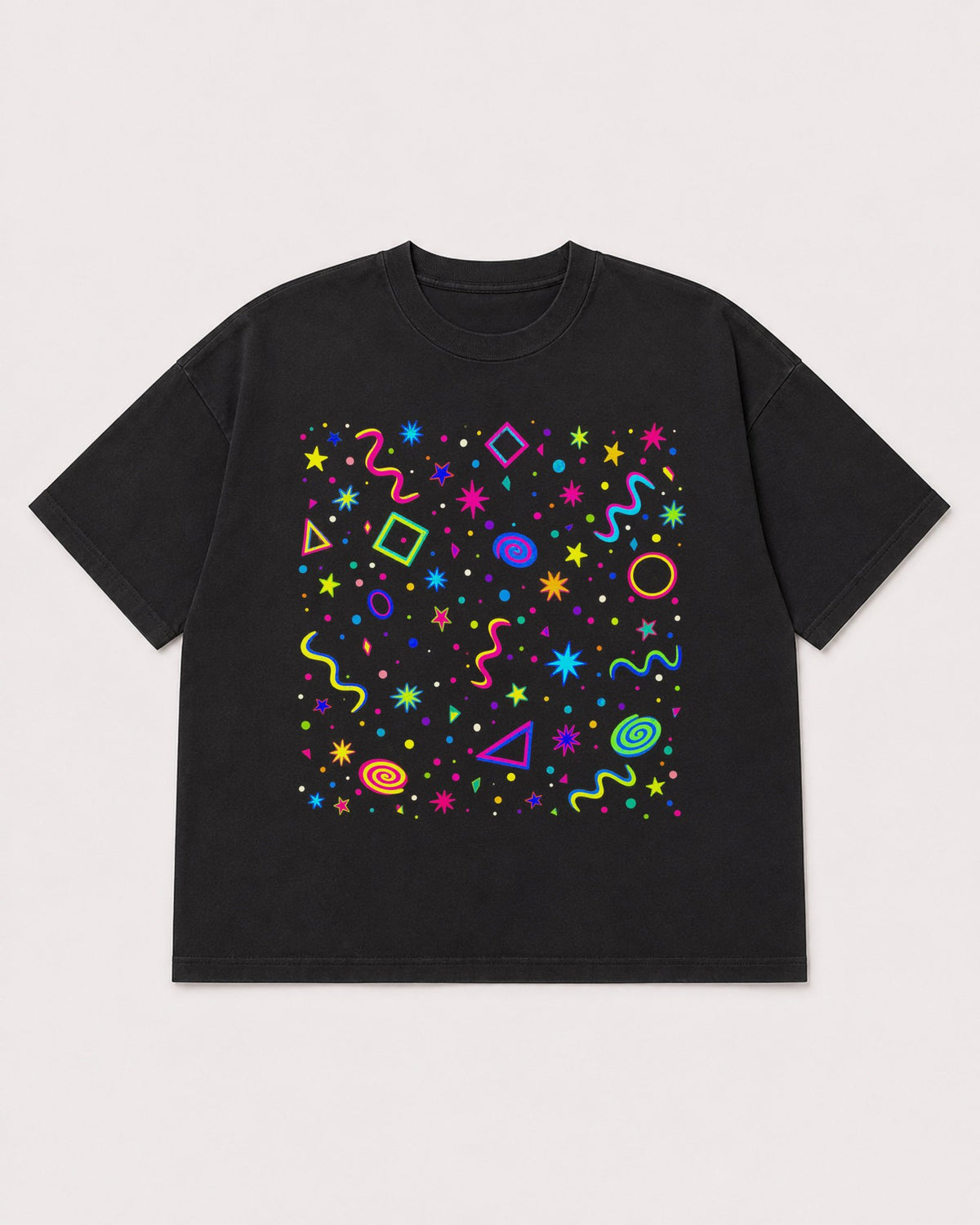 Mockup Boxy Heavyweight Tee Black product