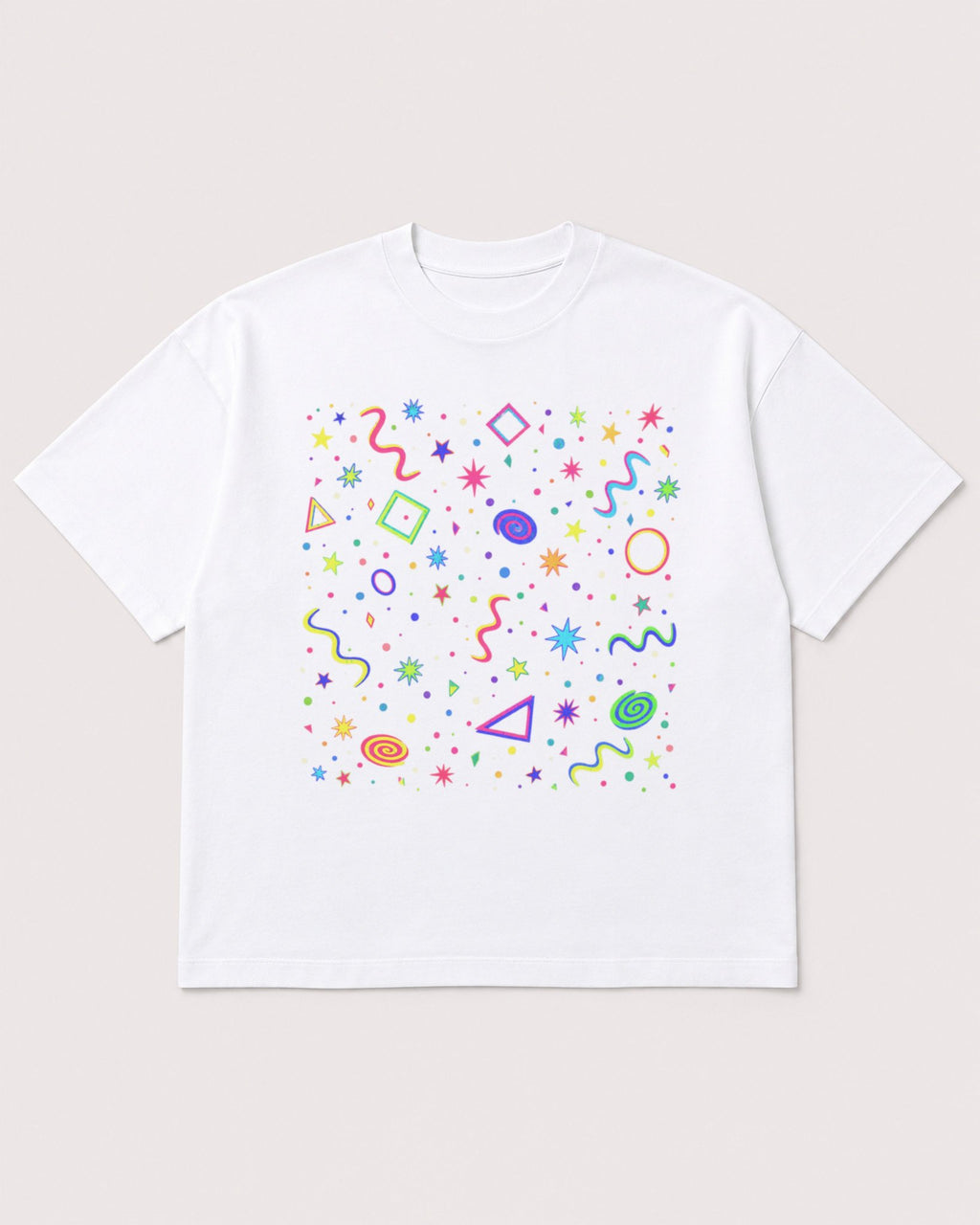 Mockup Boxy Heavyweight Tee White product
