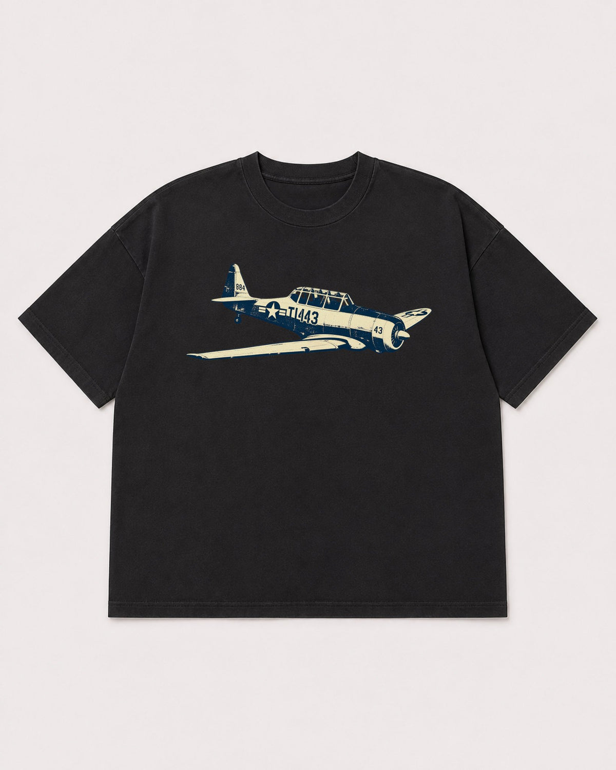 Mockup Boxy Heavyweight Tee Black product