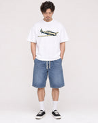 Mockup Boxy Heavyweight Tee White male full-body 03