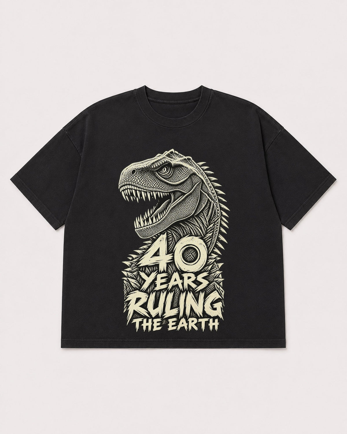 Mockup Boxy Heavyweight Tee Black product