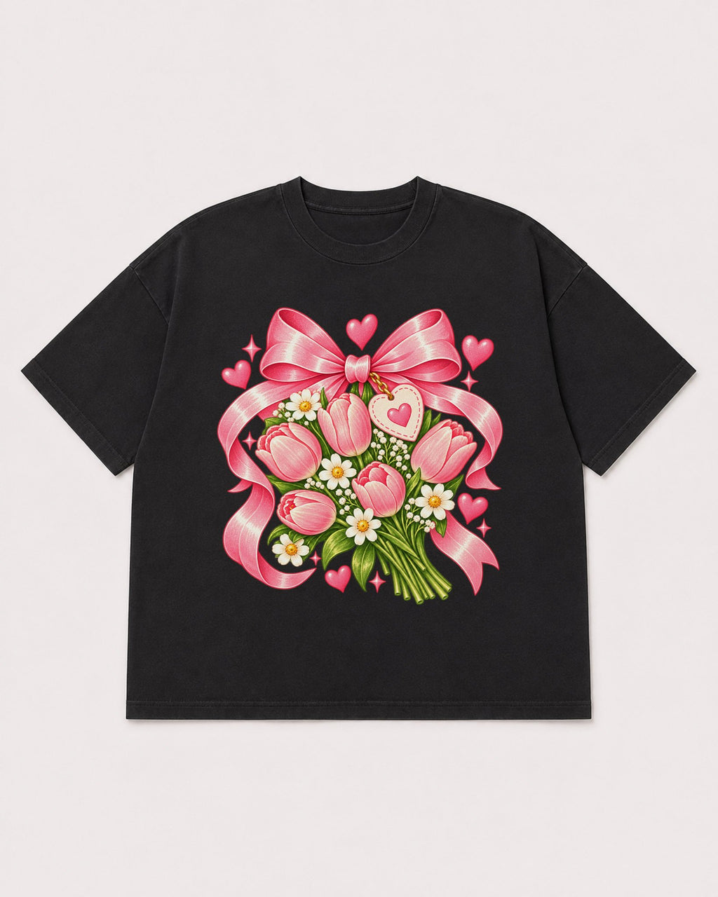 Mockup Boxy Heavyweight Tee Black product