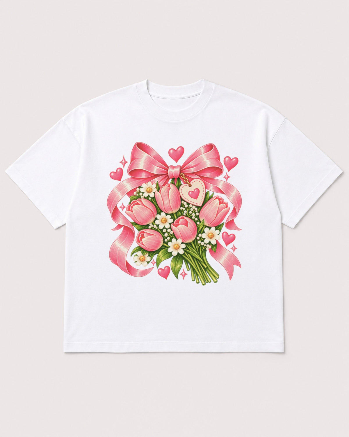 Mockup Boxy Heavyweight Tee White product